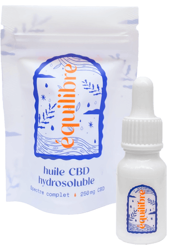 Huile hydrosoluble CBD se dilue dans toutes vos boissons